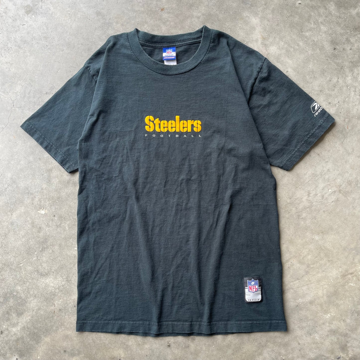 (M) 00s Reebok Pittsburgh Steelers Football Tee