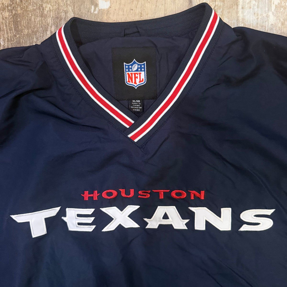 (XL) 2000s NFL Houston Texans Pullover Windbreaker