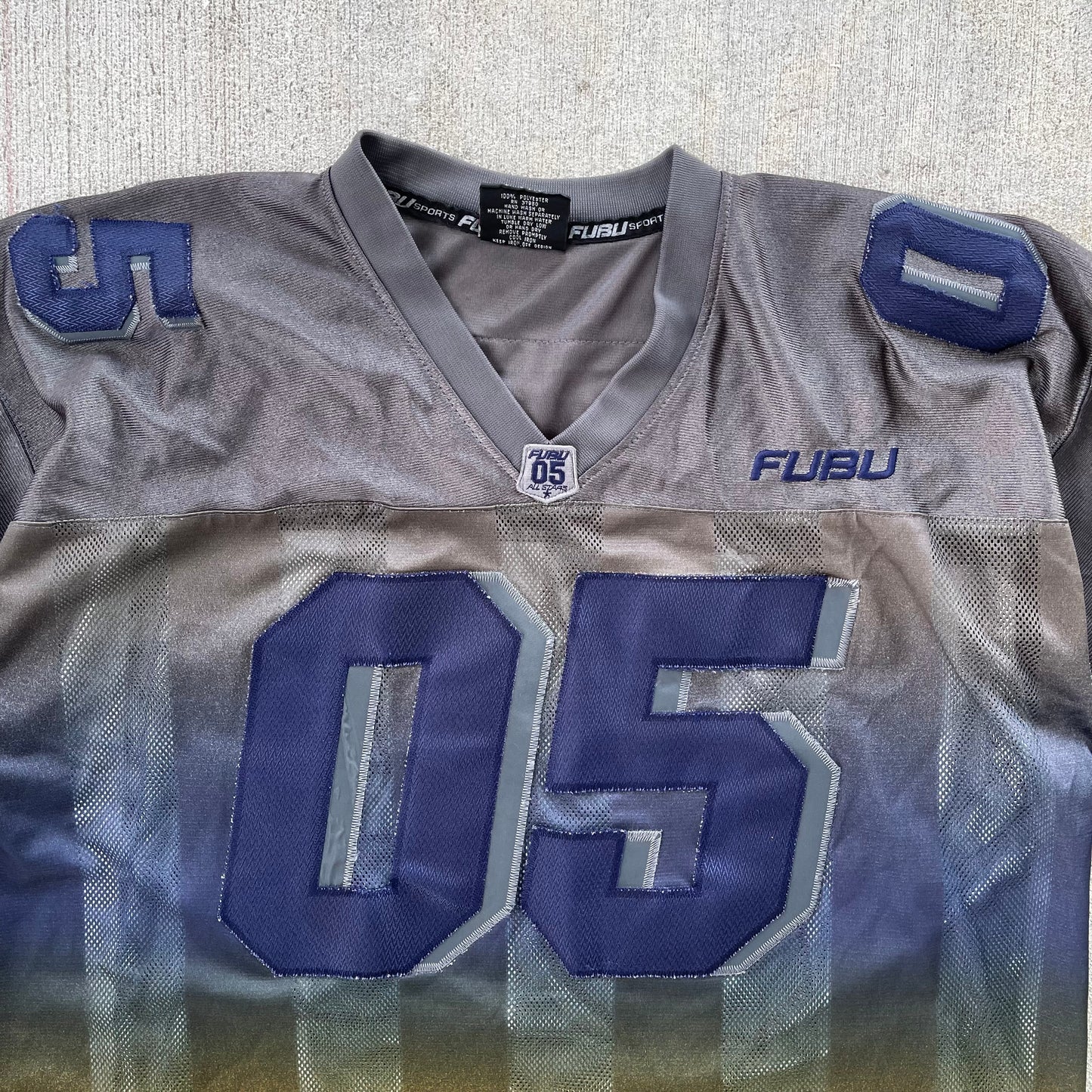 (XL) 90s FUBU Ombre Football Jersey