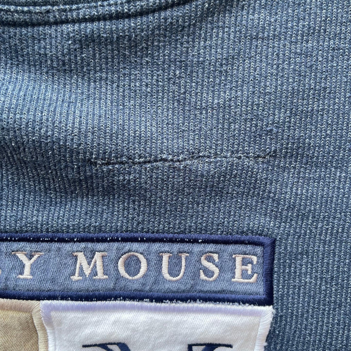 (L) Mickey Mouse Disney Embroidered Crewneck