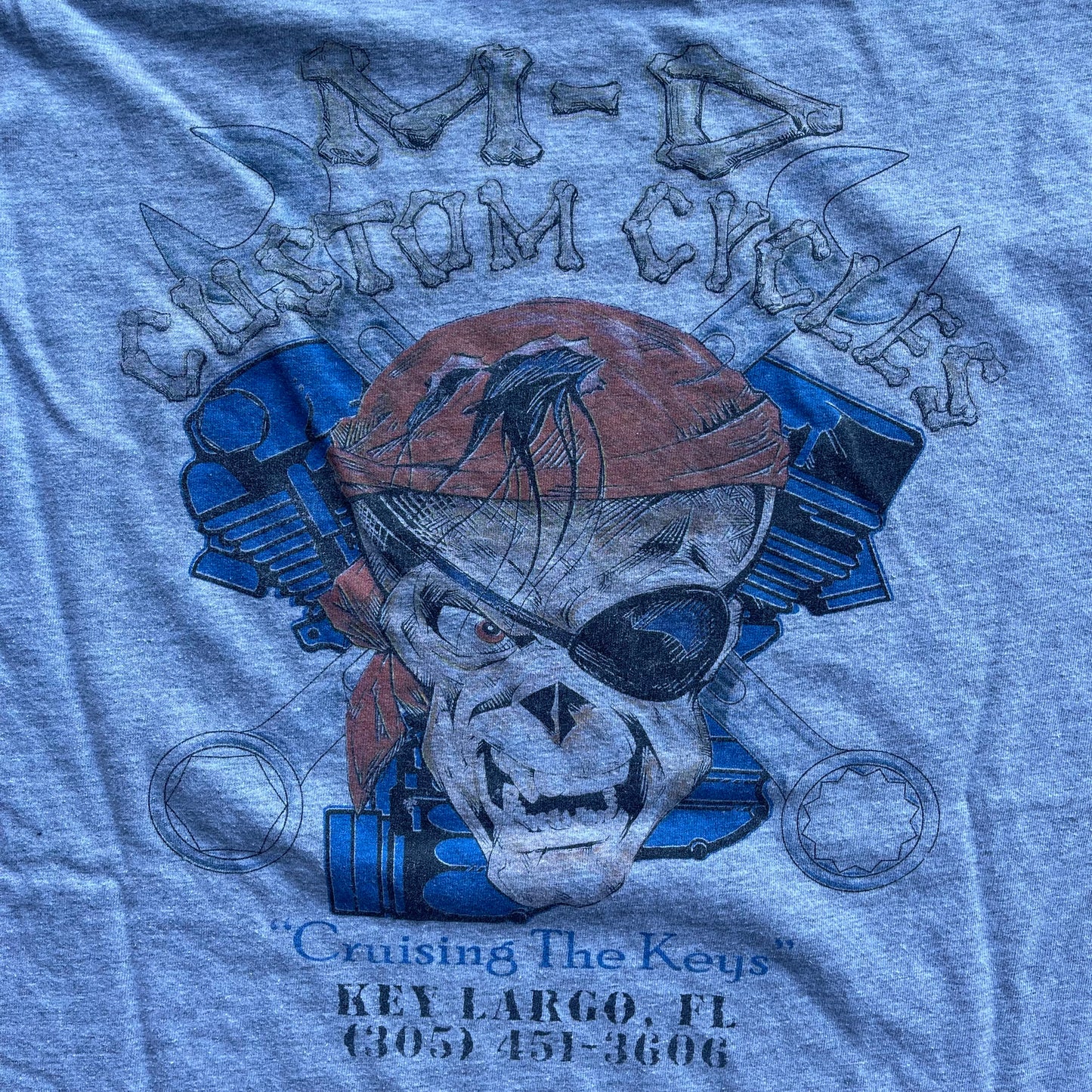 (M) Vintage Harley Davidson Custom Cycles Tee