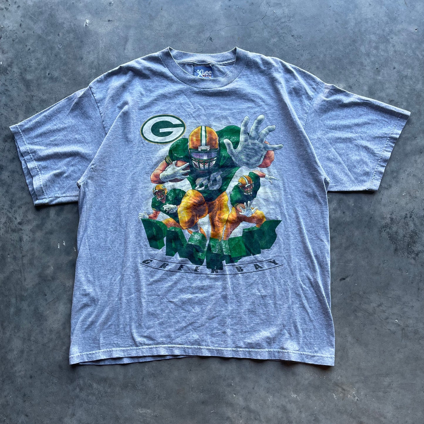 (2XL) '95 Green Bay Packers Football Players Graphic Tee