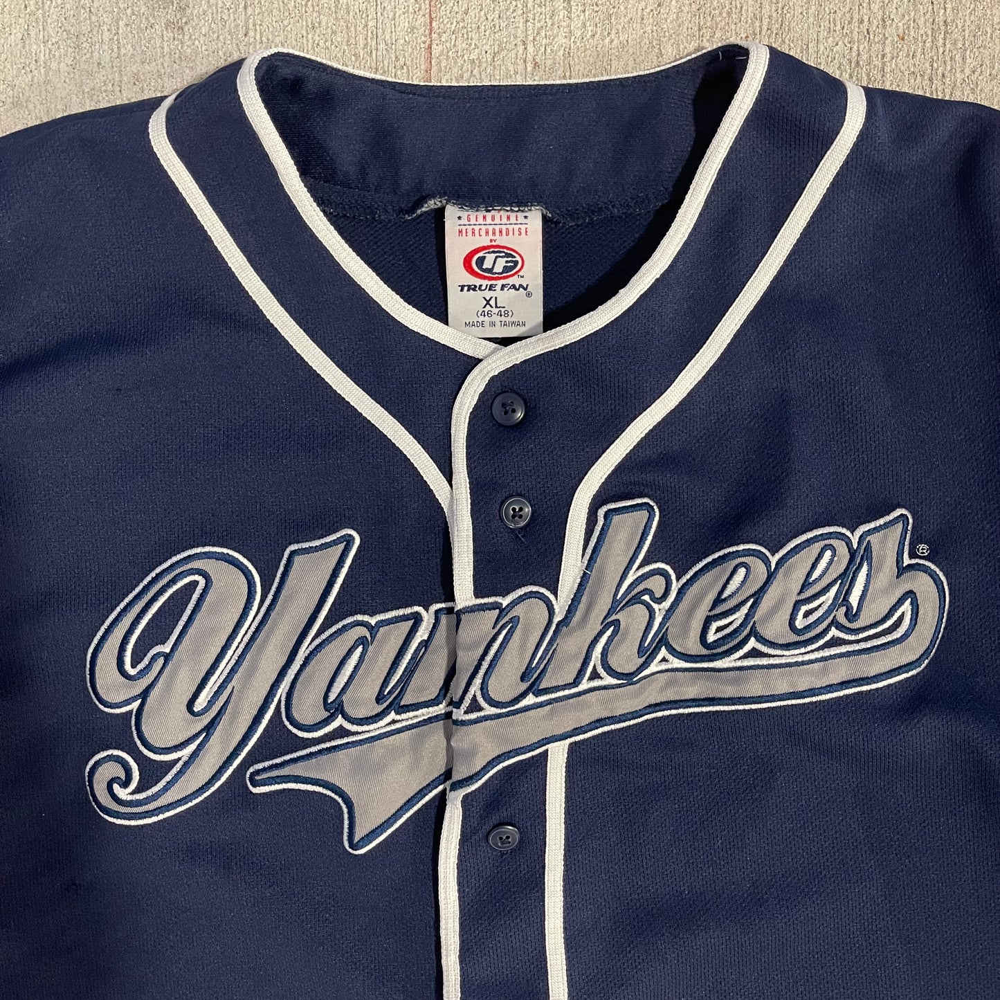 (XL) 00s New York Yankees Navy Baseball Jersey