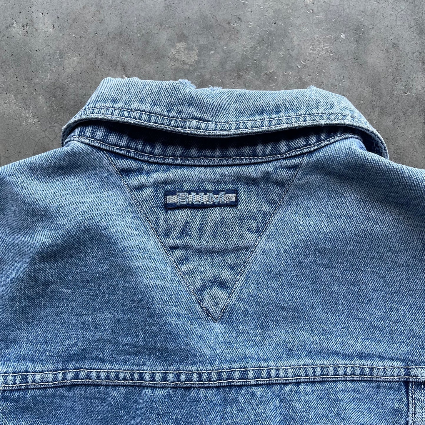 (L) Vintage B.U.M. Equipment Denim Jacket