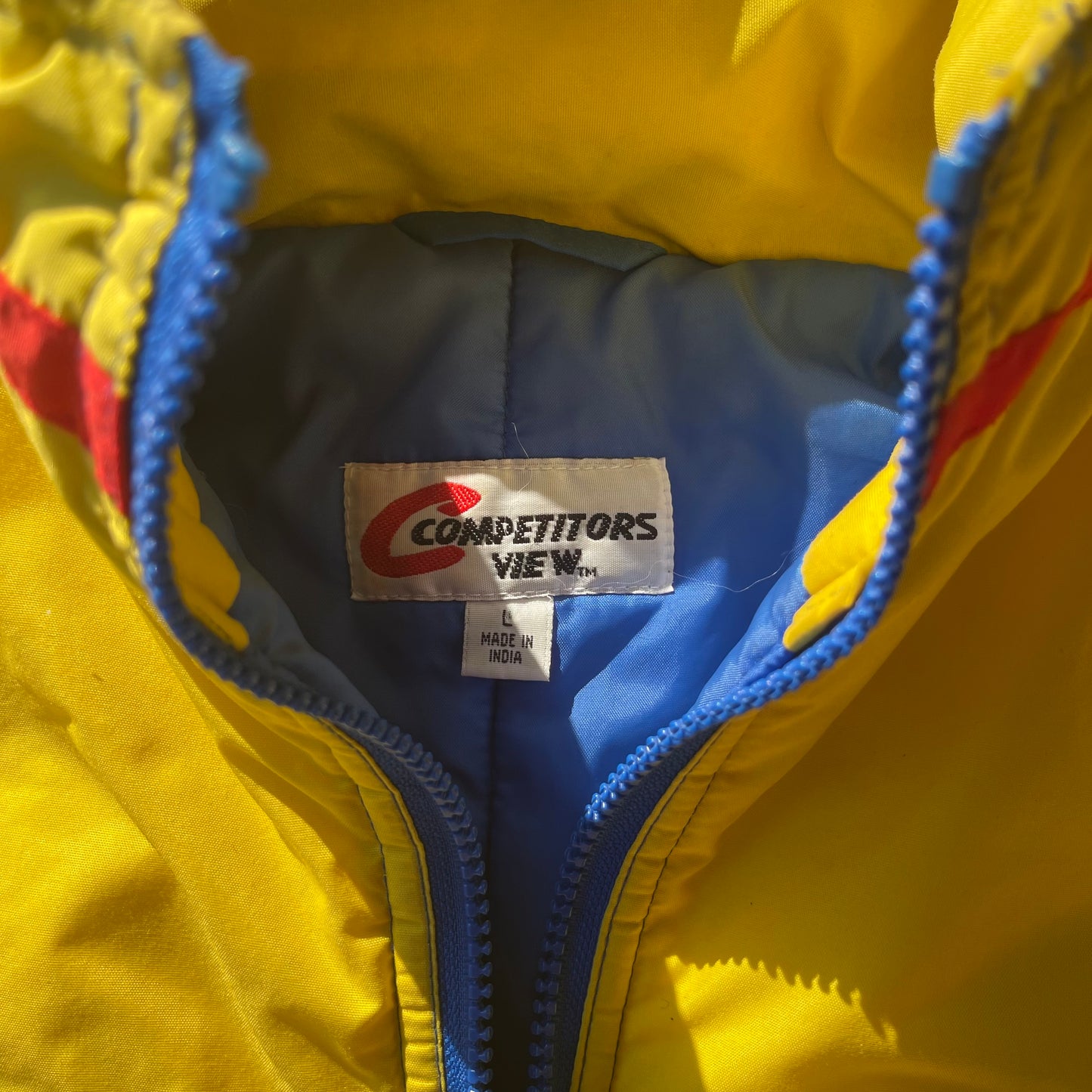 (L) 90s Nascar Mike Skinner Multi-Color Puff Jacket