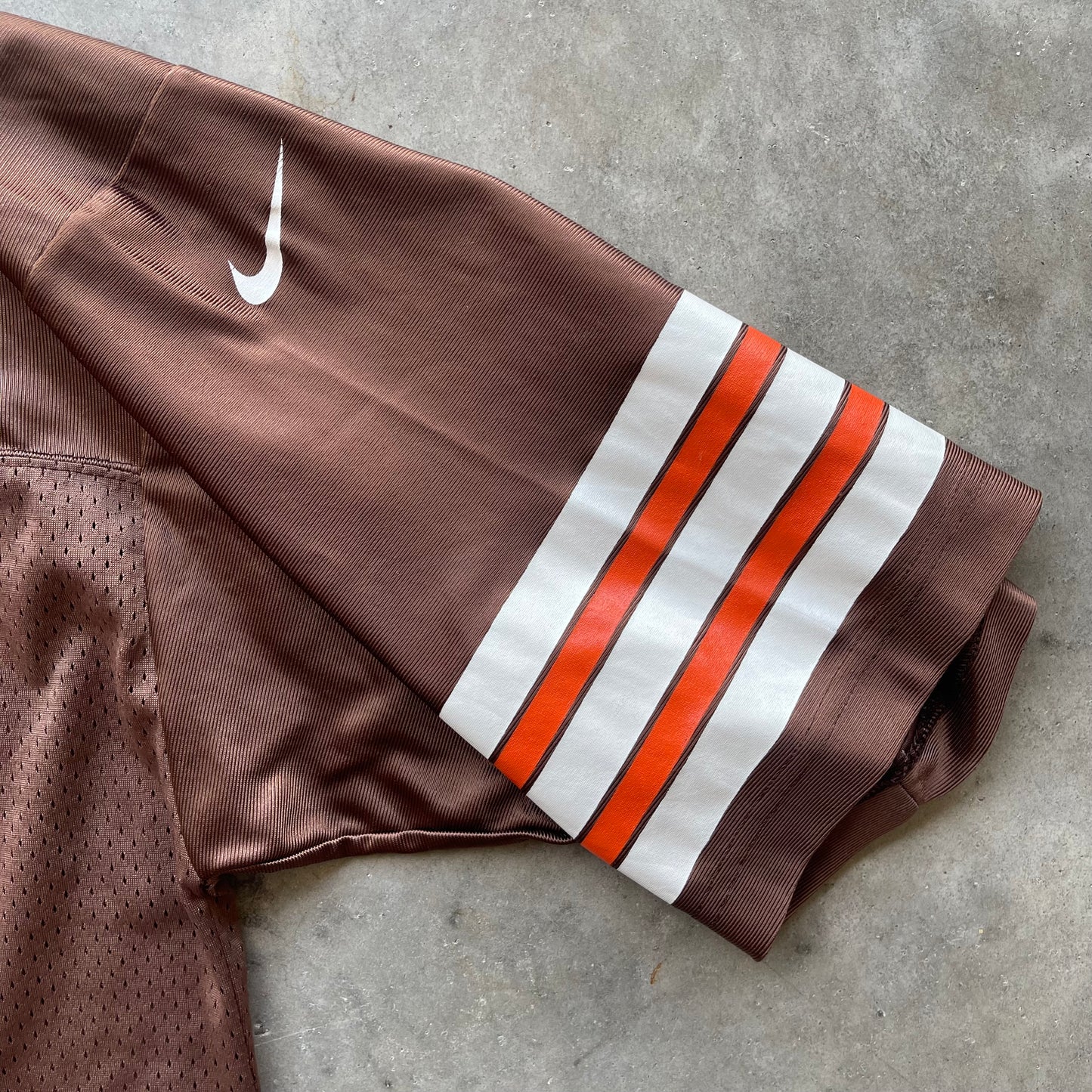 (XL) 00s Cleveland Browns "Midwest Express" Graphic Nike Football Jersey