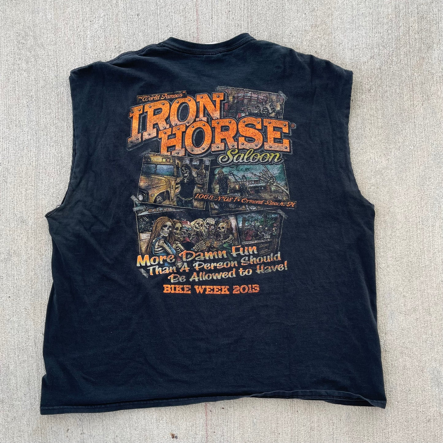 (L) 00s Iron Horse Graphic Tank Tee