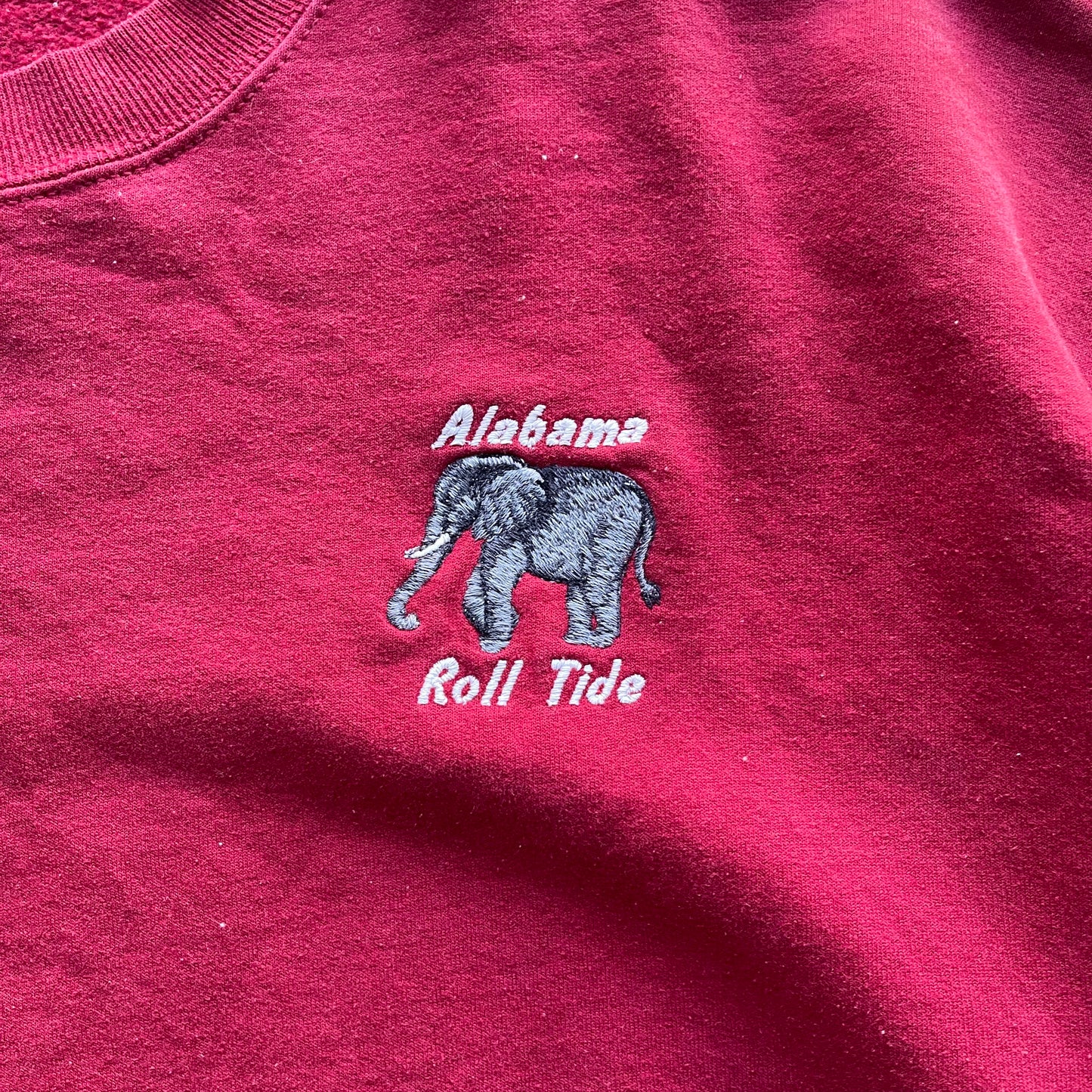 (2XL) 90s University of Alabama Roll Tide Embroidered Crewneck
