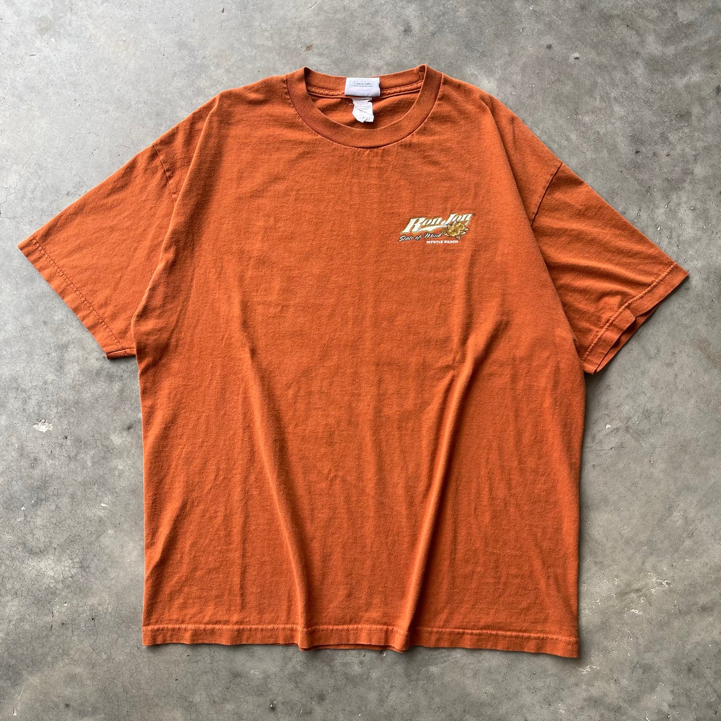 (XL) 00s Ron Jon "State of Mind" Beach Graphic Tee