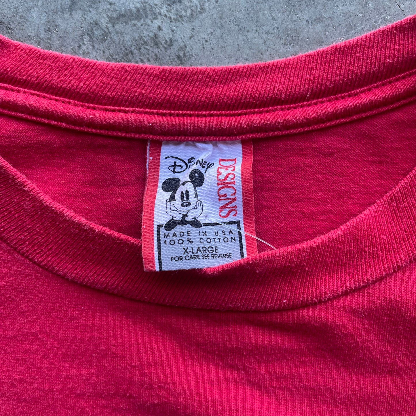 (L) Vintage Disney Mickey Mouse Magic Wrap Around Tee