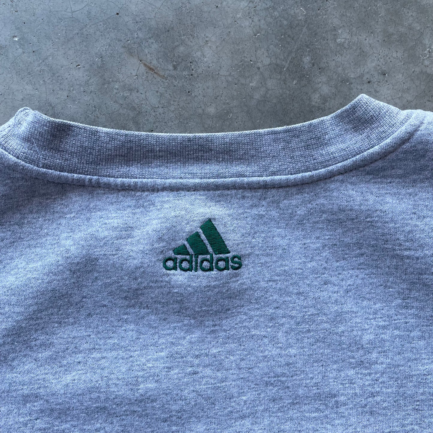 (L) 00s University of Miami Hurricanes Embroidered Adidas Crewneck