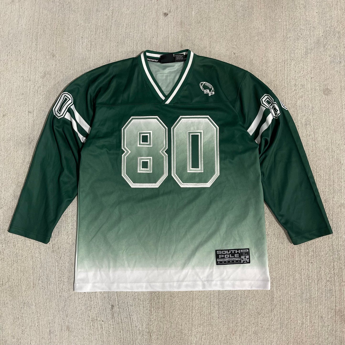 (L/XL) 00s SouthPole Green Football Jersey