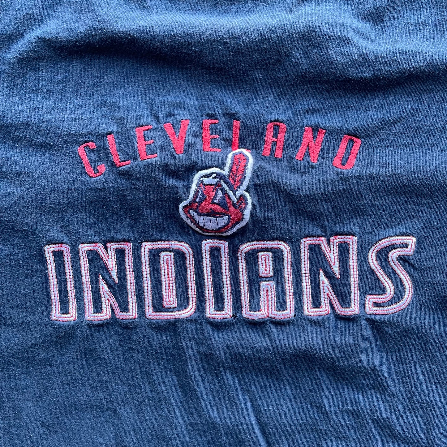 (XL) 90s Cleveland Indians Embroidered Tee
