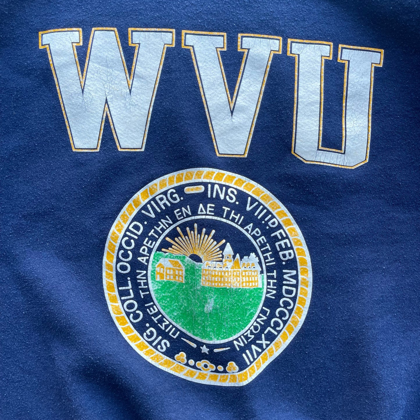 (XL) 90s West Virginia University Crewneck