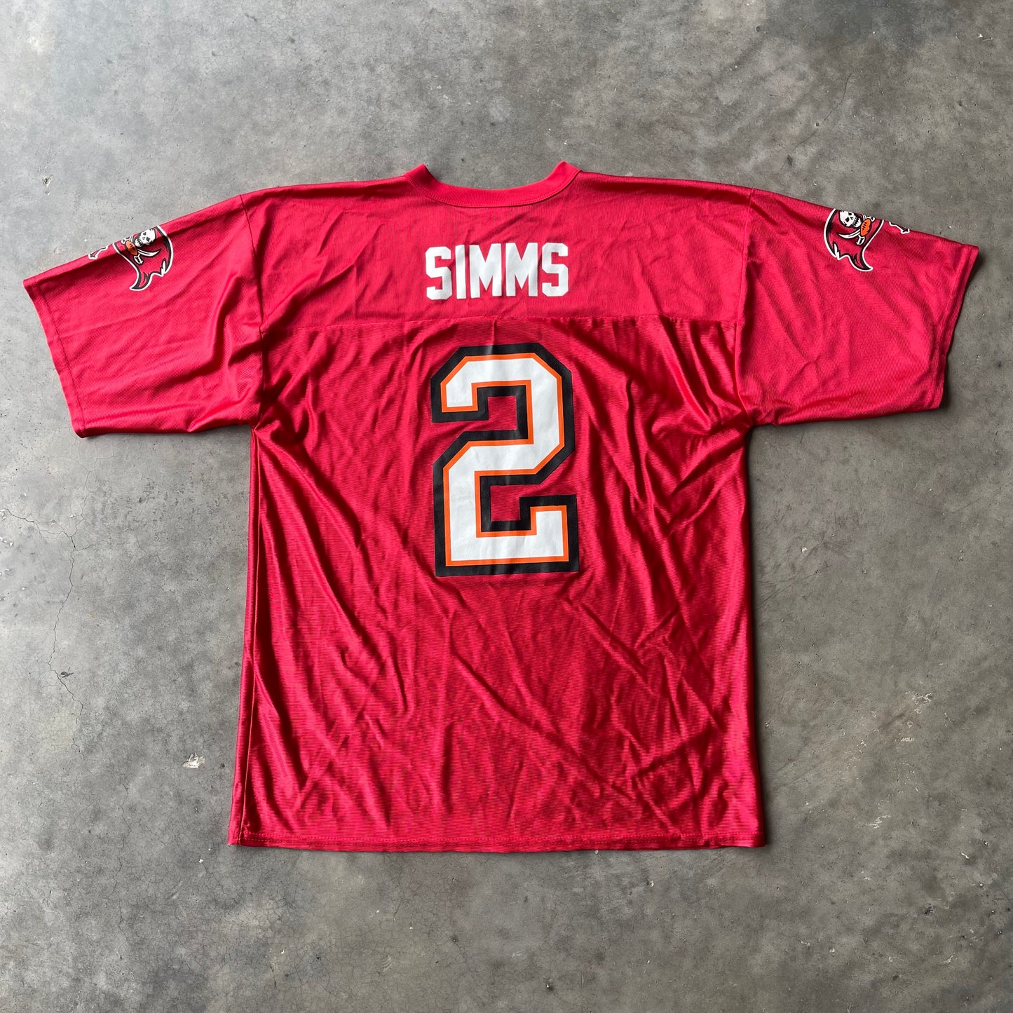 (L/XL) 00s Tampa Bay Buccaneers Chris Simms Football Jersey