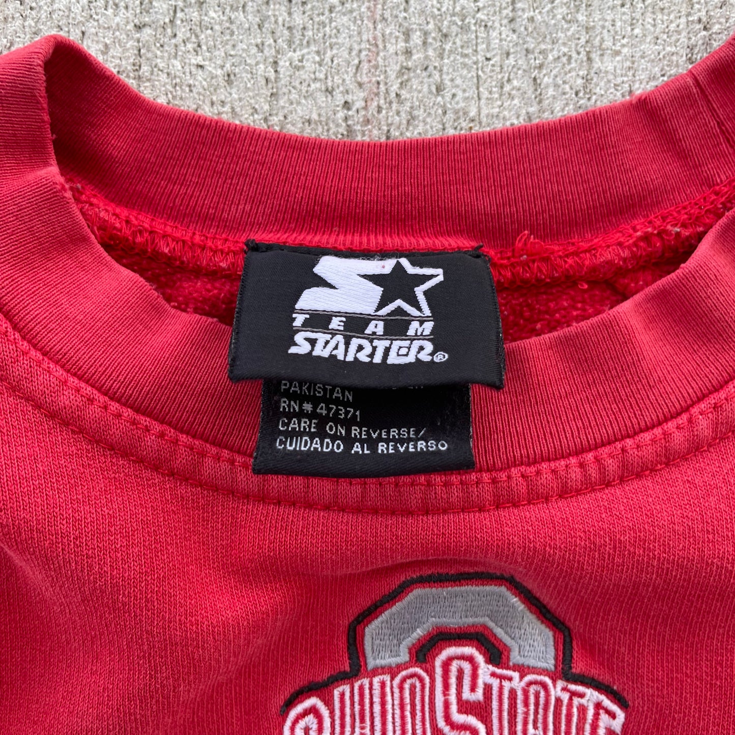 (M/L) 00s Ohio State Cropped Fit Crewneck