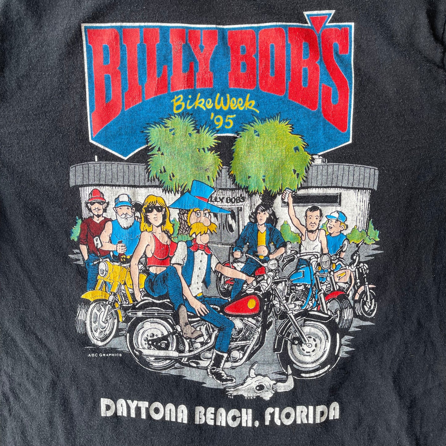 (M) '95 Billy Bob's Bike Week Long Sleeve Tee