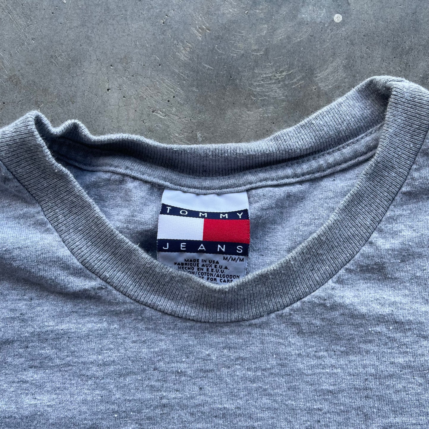 (L) 90s Tommy Hilfiger Jeans Logo Tee