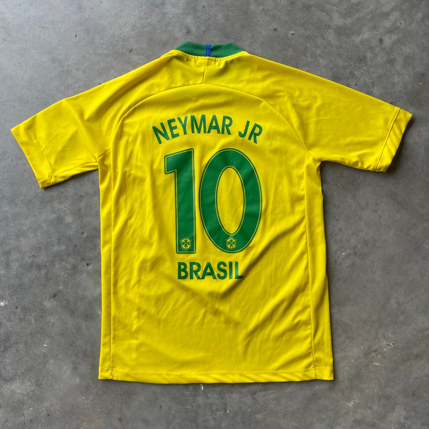 (S) Unofficial Nike 2018 FIFA World Cup Brazil Neymar Soccer Jersey