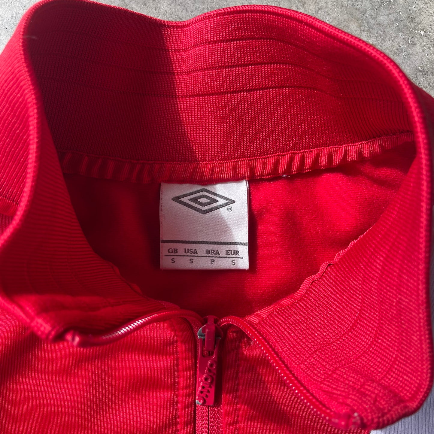 (S) 00s Umbro Peru FPF Soccer Track Jacket