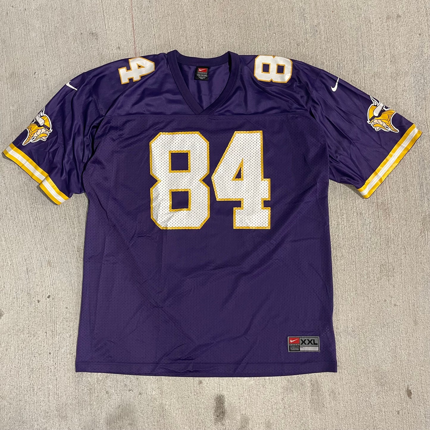 (2XL) 90s Minnesota Vikings 'Randy Moss' Football Jersey