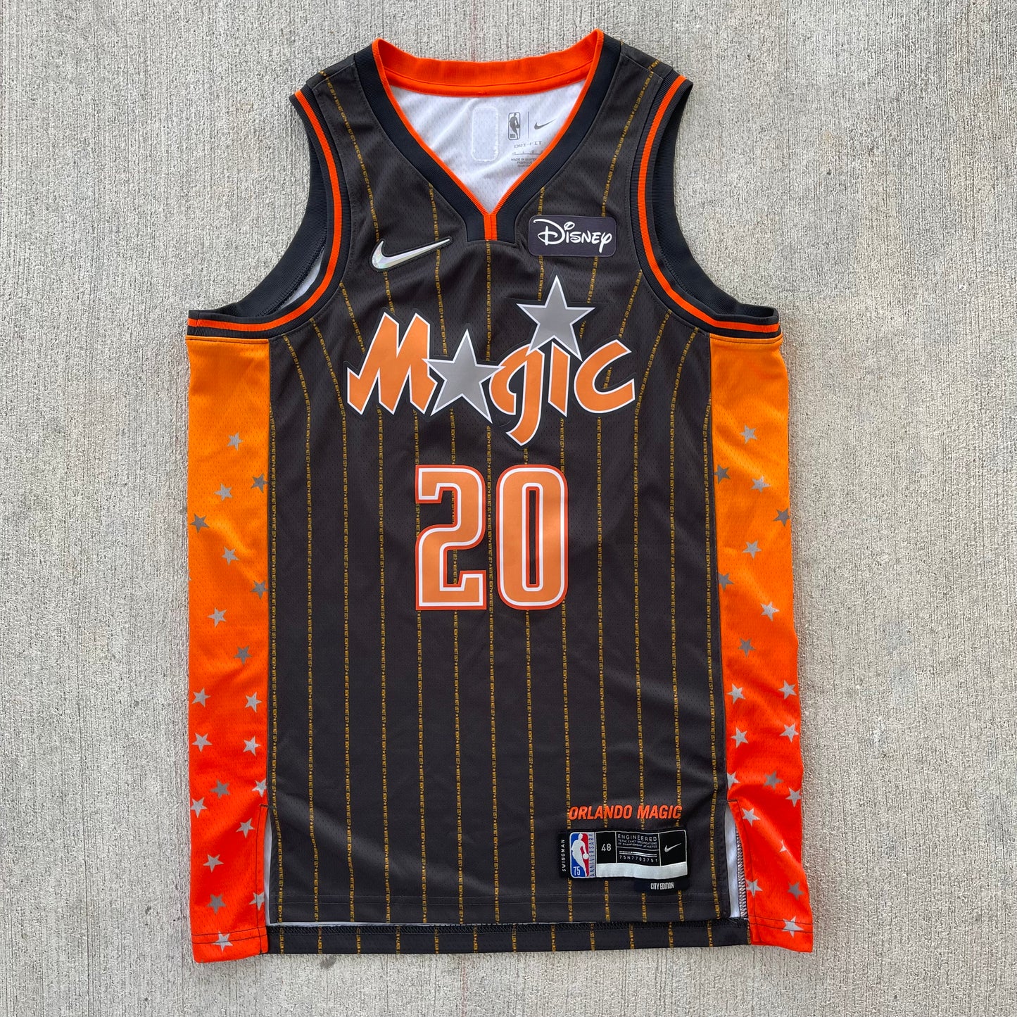 (L) 2021-22 Orlando Magic Markelle Fultz 'City Edition' Basketball Jersey