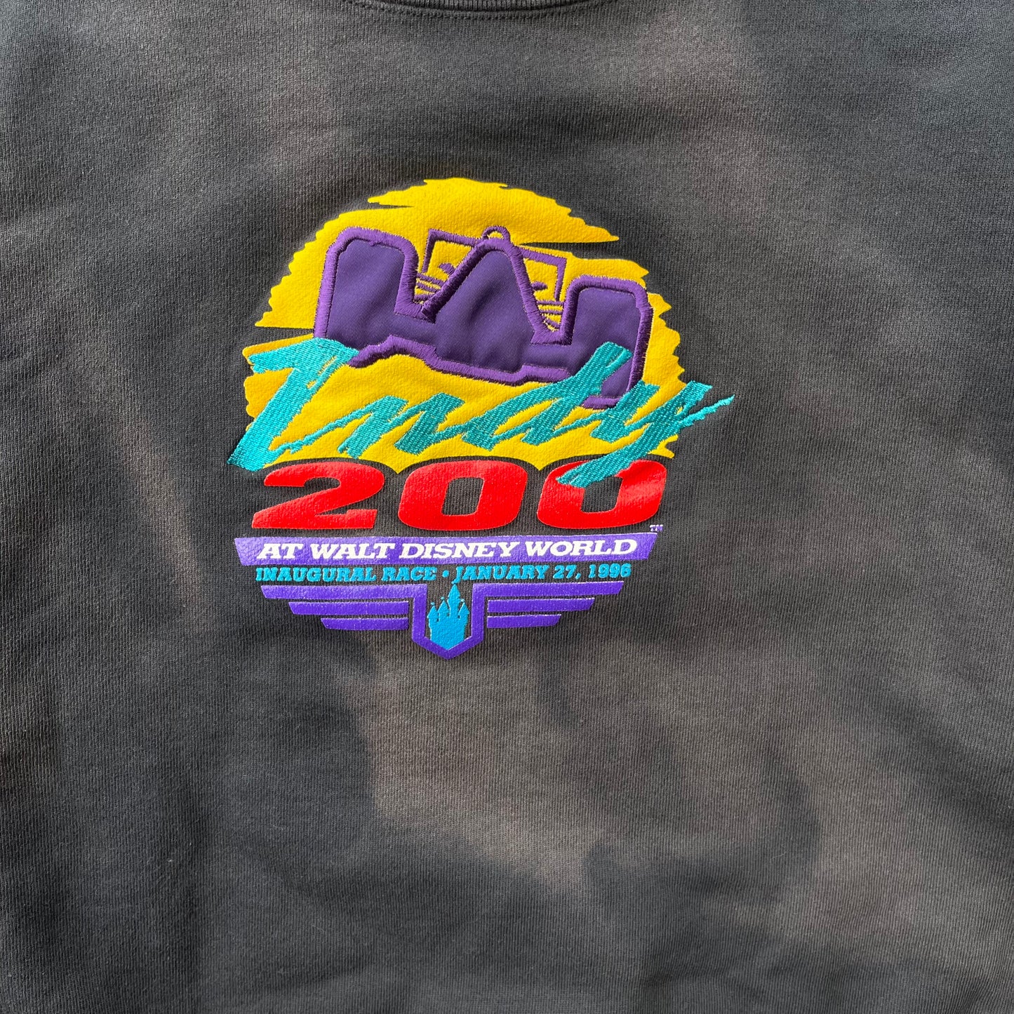 (L) ‘96 Walt Disney World Indy 200 Racing Embroidered Crewneck