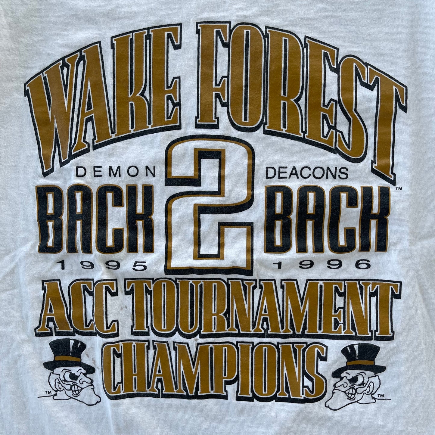 (M) 1996 Wake Forest Champions Tee