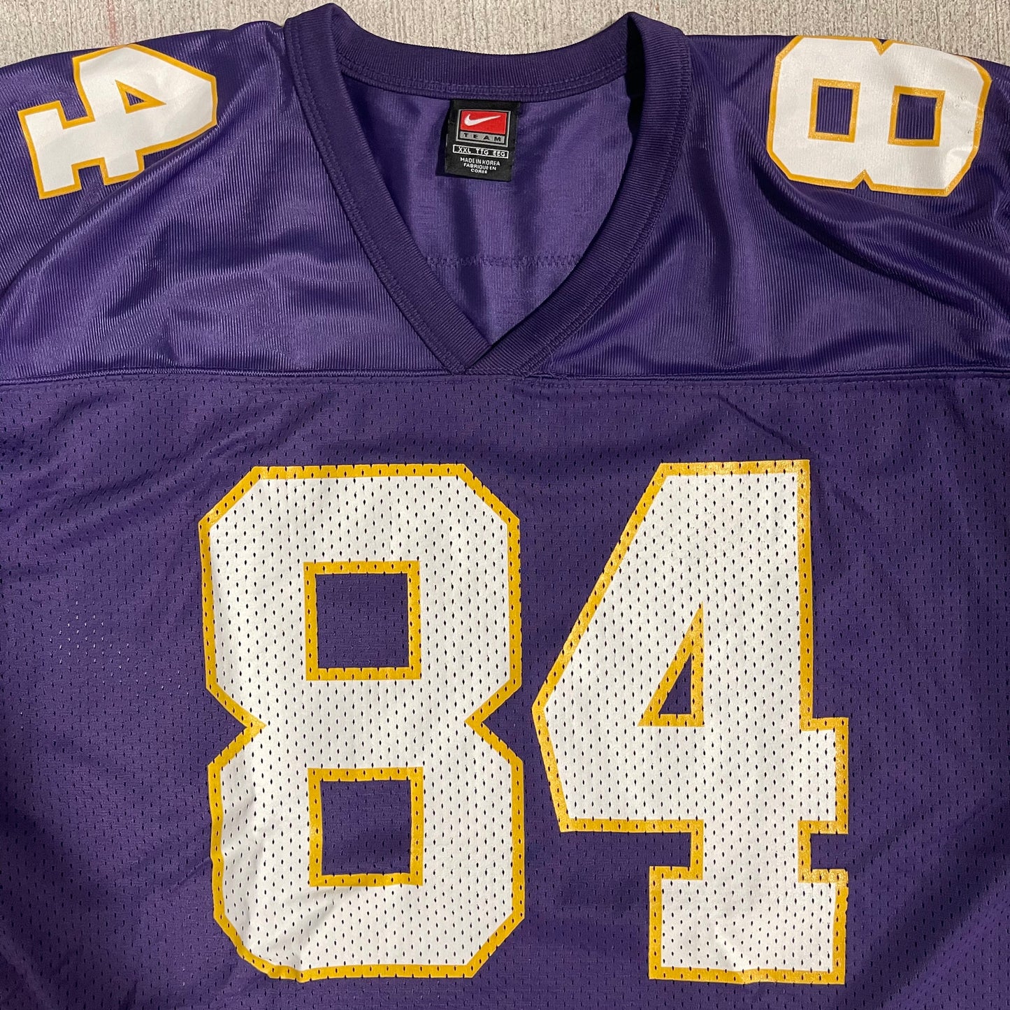 (2XL) 90s Minnesota Vikings 'Randy Moss' Football Jersey