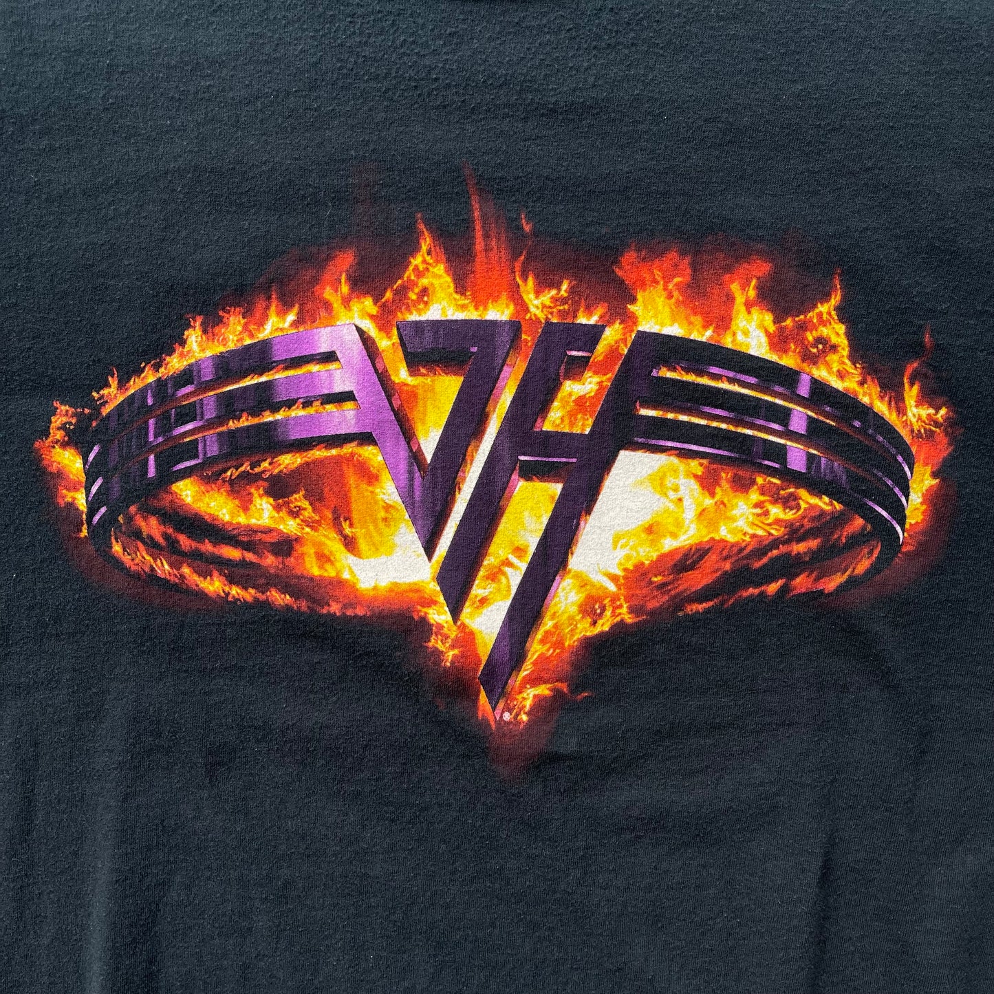 (XL) '05 Van Halen Kicks Ass Flaming Ring Tour Graphic Tee