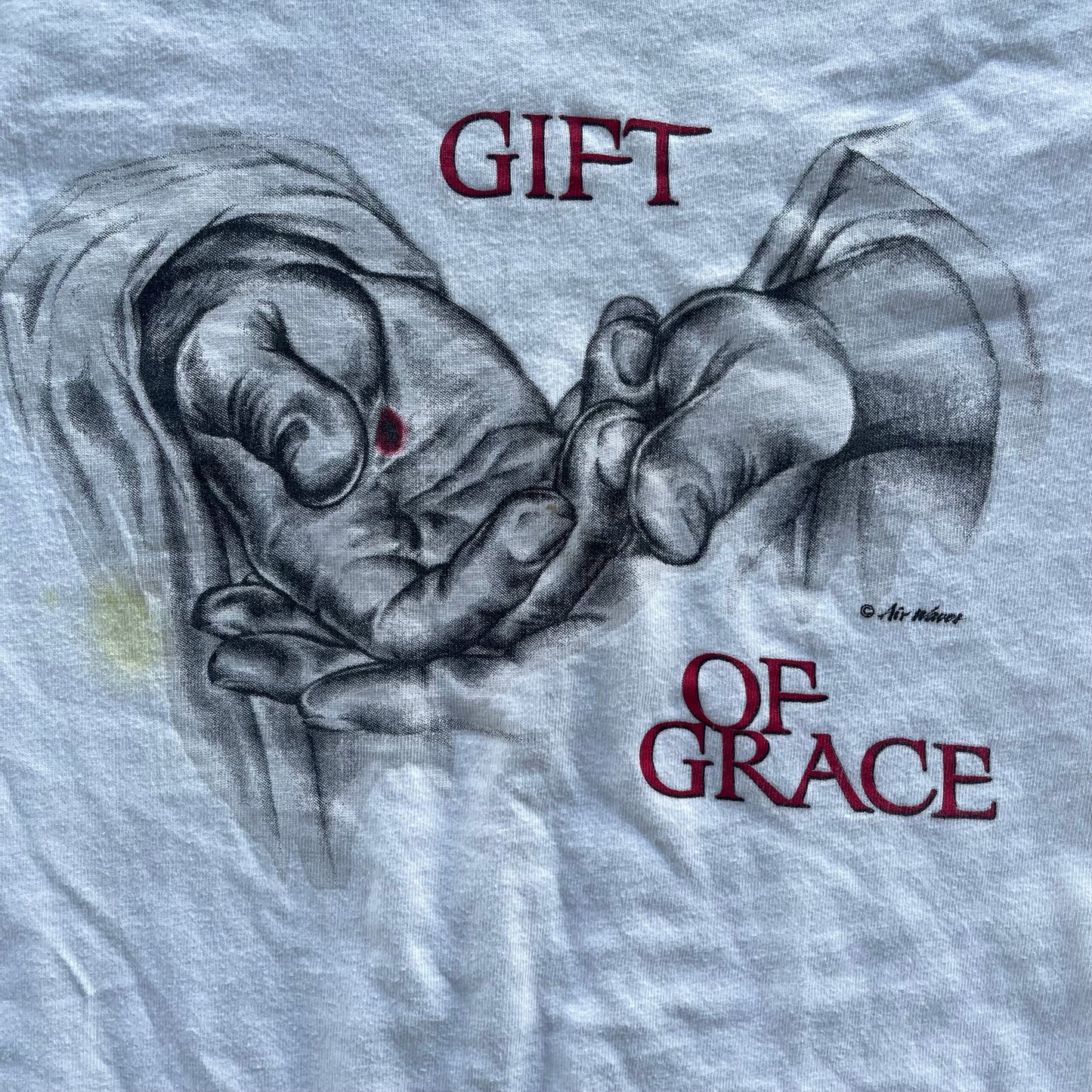 (M) 90s 'Gift of Grace' Jesus Tee