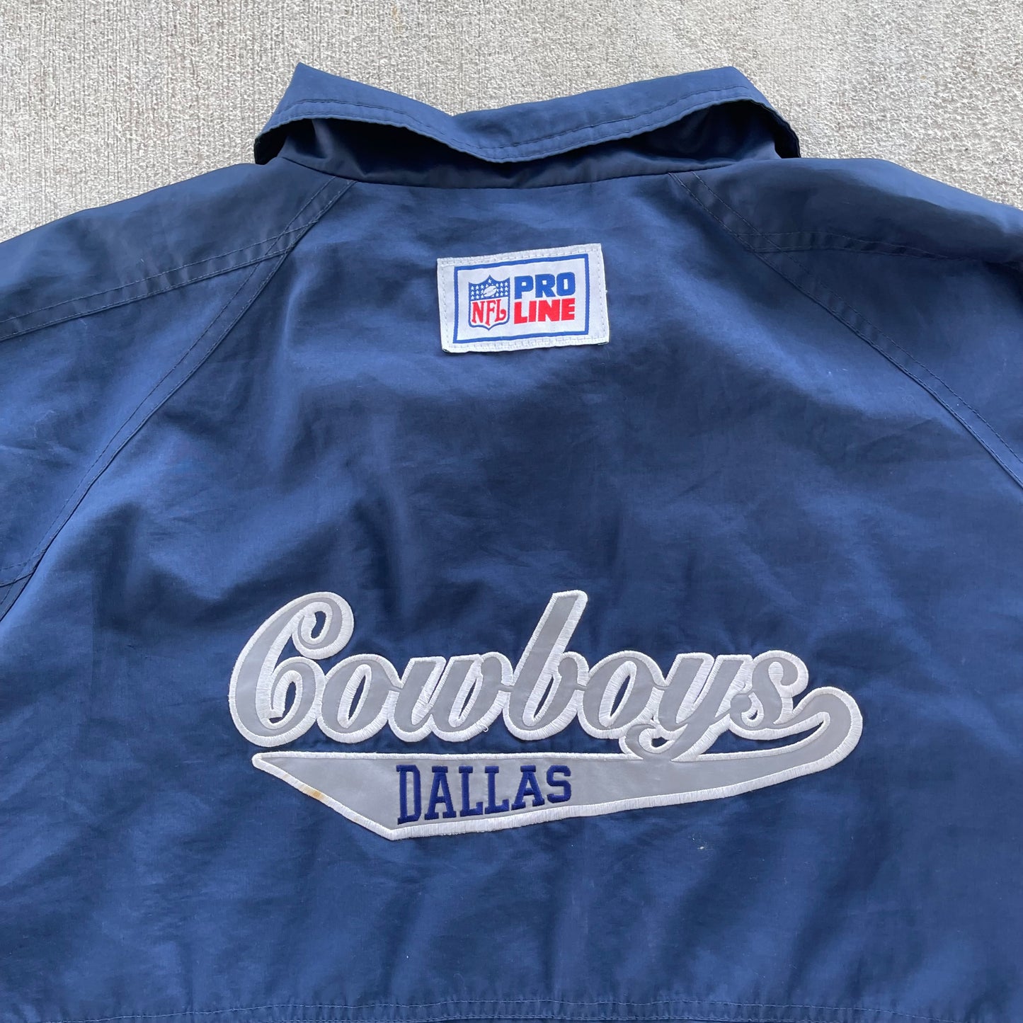 (XL) 90s Dallas Cowboys Windbreaker Jacket