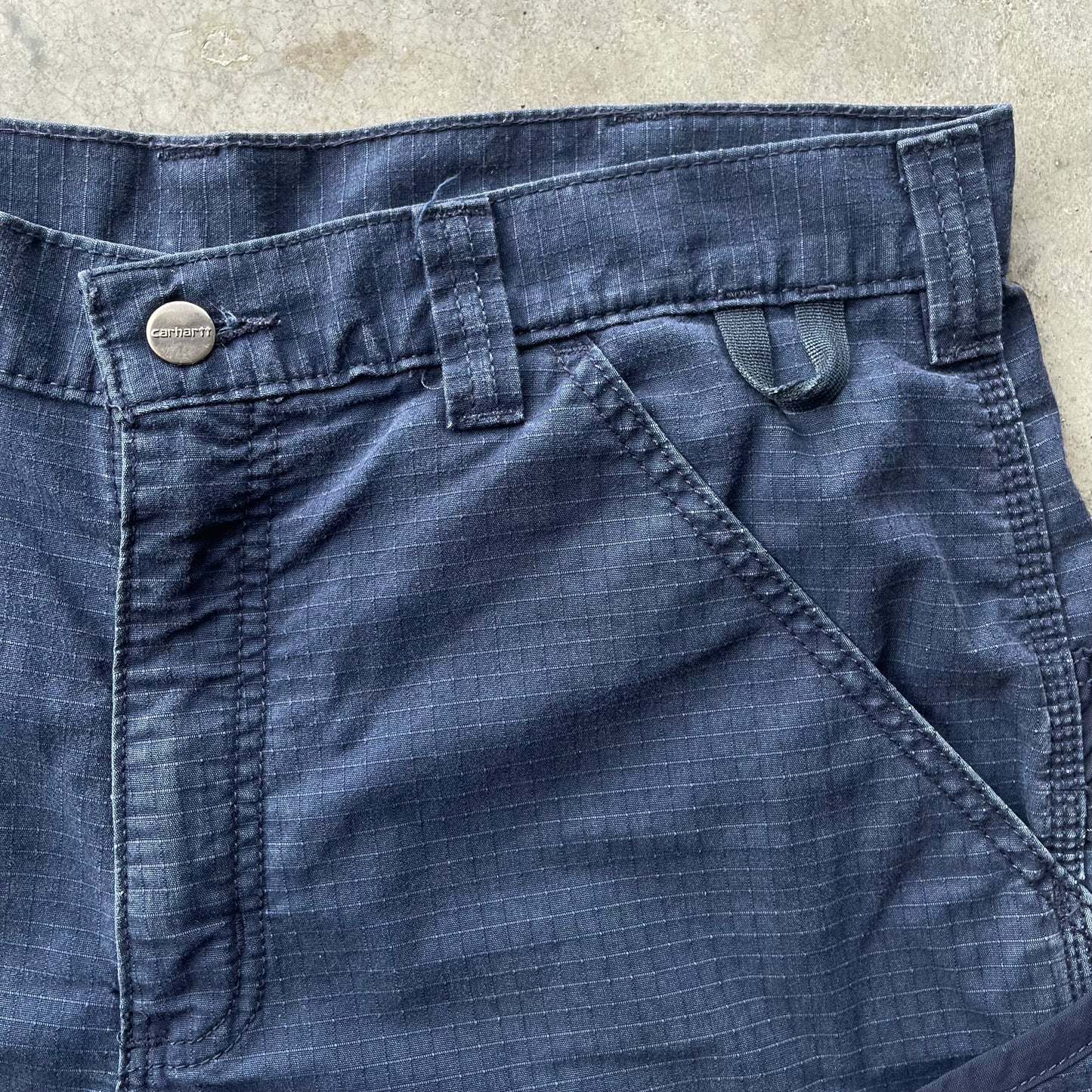 (34W) Carhartt Carpenter Navy Blue Shorts