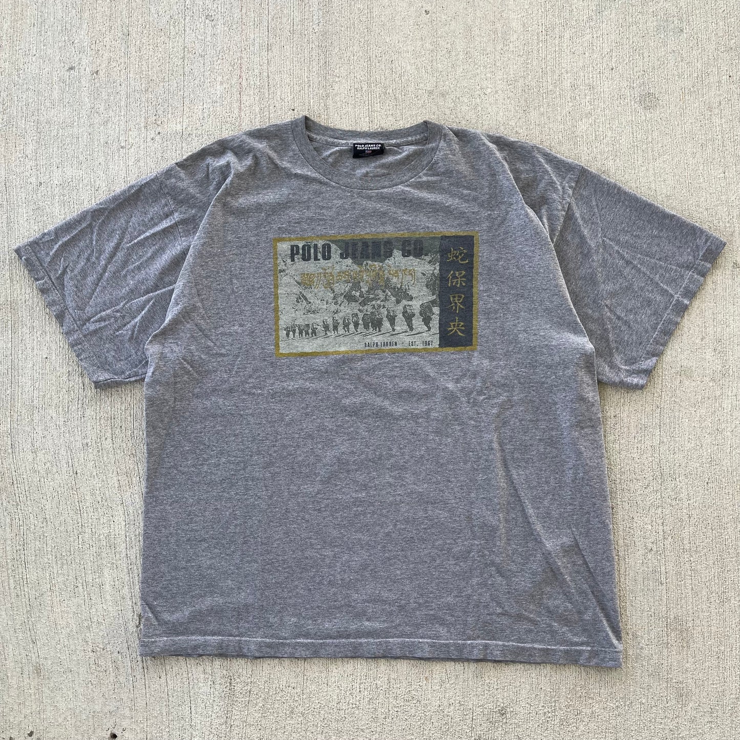 (XL/2XL) 90s Polo Jeans Ralph Lauren Mountains Tee