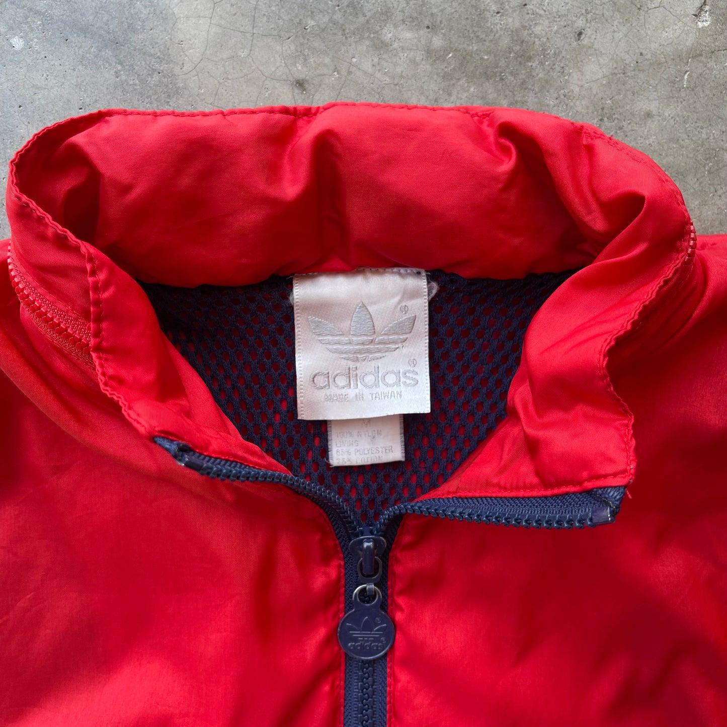 (M) 00s Adidas Multi Color Windbreaker Jacket