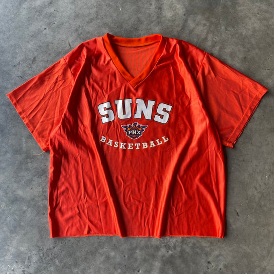 (XL) 00s Phoenix Suns NBA Cropped Jersey Tee