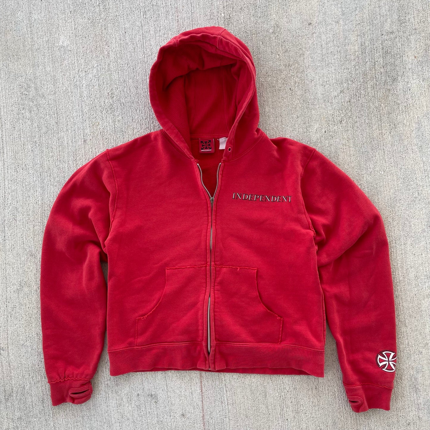 (XS) 00s Independent Full Zip Hoodie