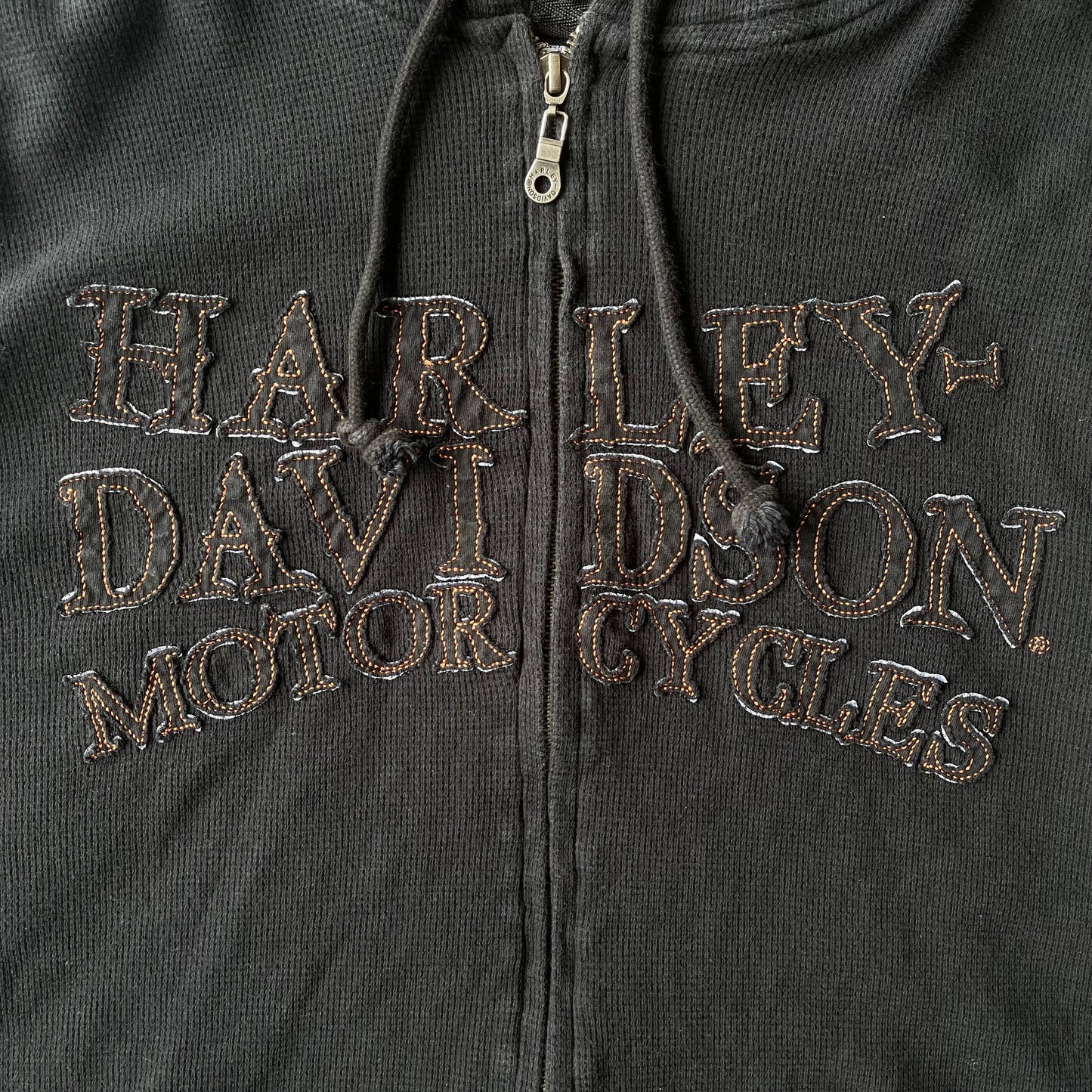 (XL) 00s Harley Davidson ‘Chained Eagle’ Full Zip Hoodie