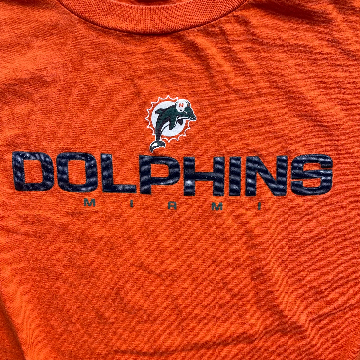 (2XL) 00s Miami Dolphins Orange Tee