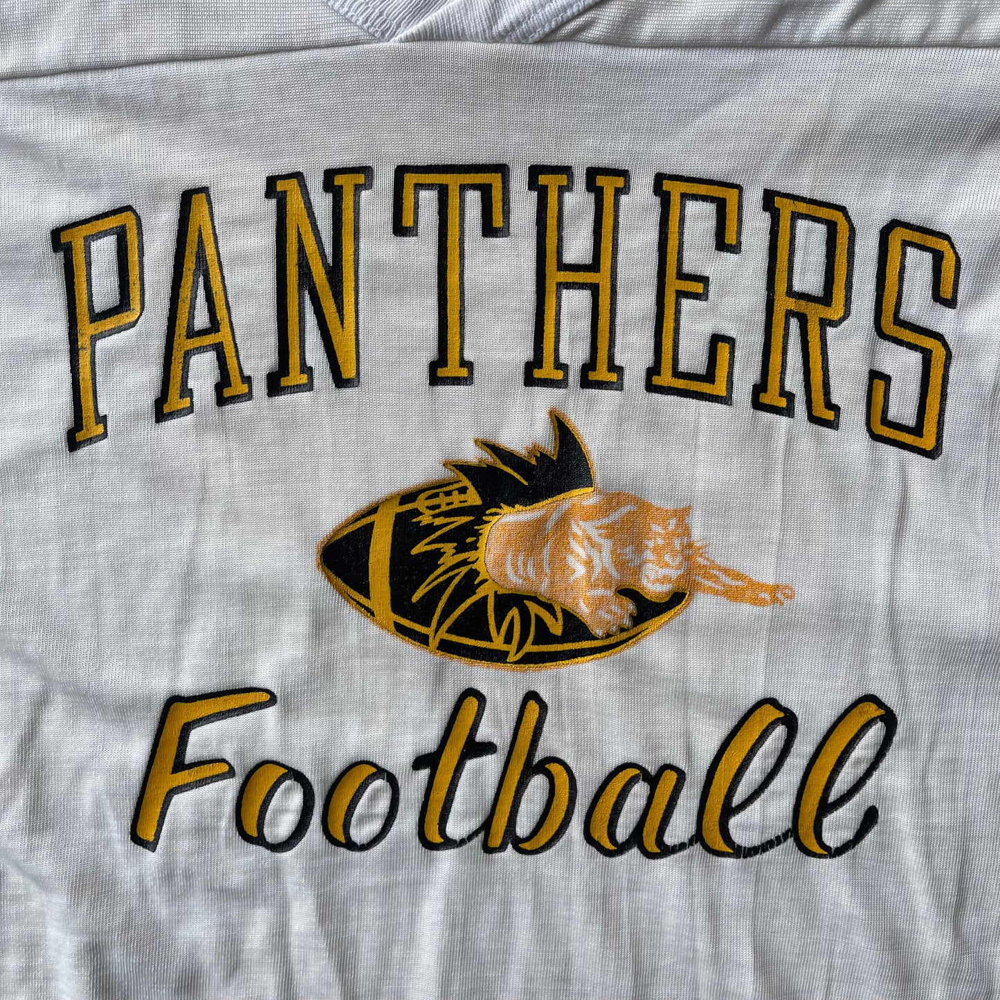 (L) 70s University of Pittsburgh Panthers Football Jersey Tee