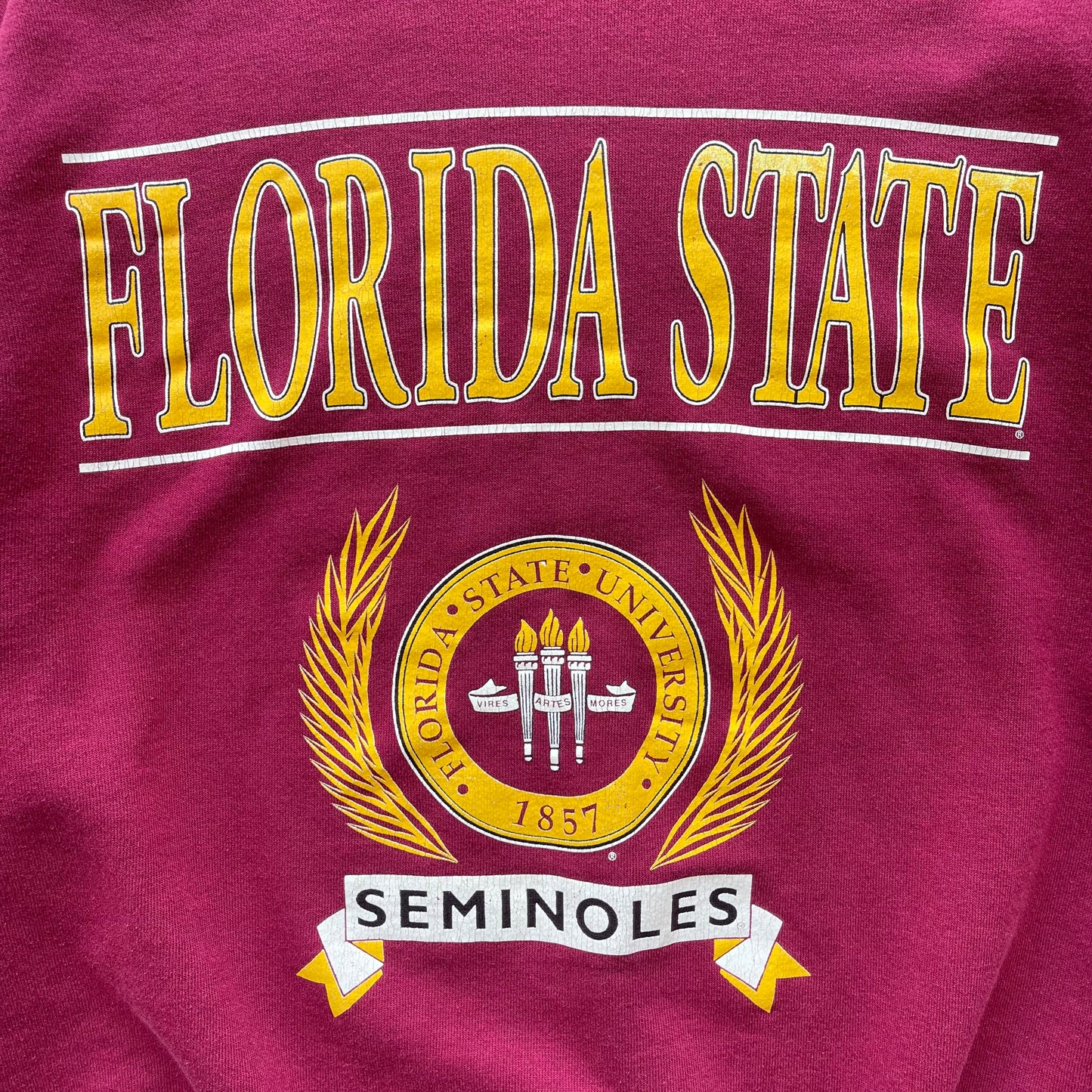(L) 90s Florida State University FSU Crewneck