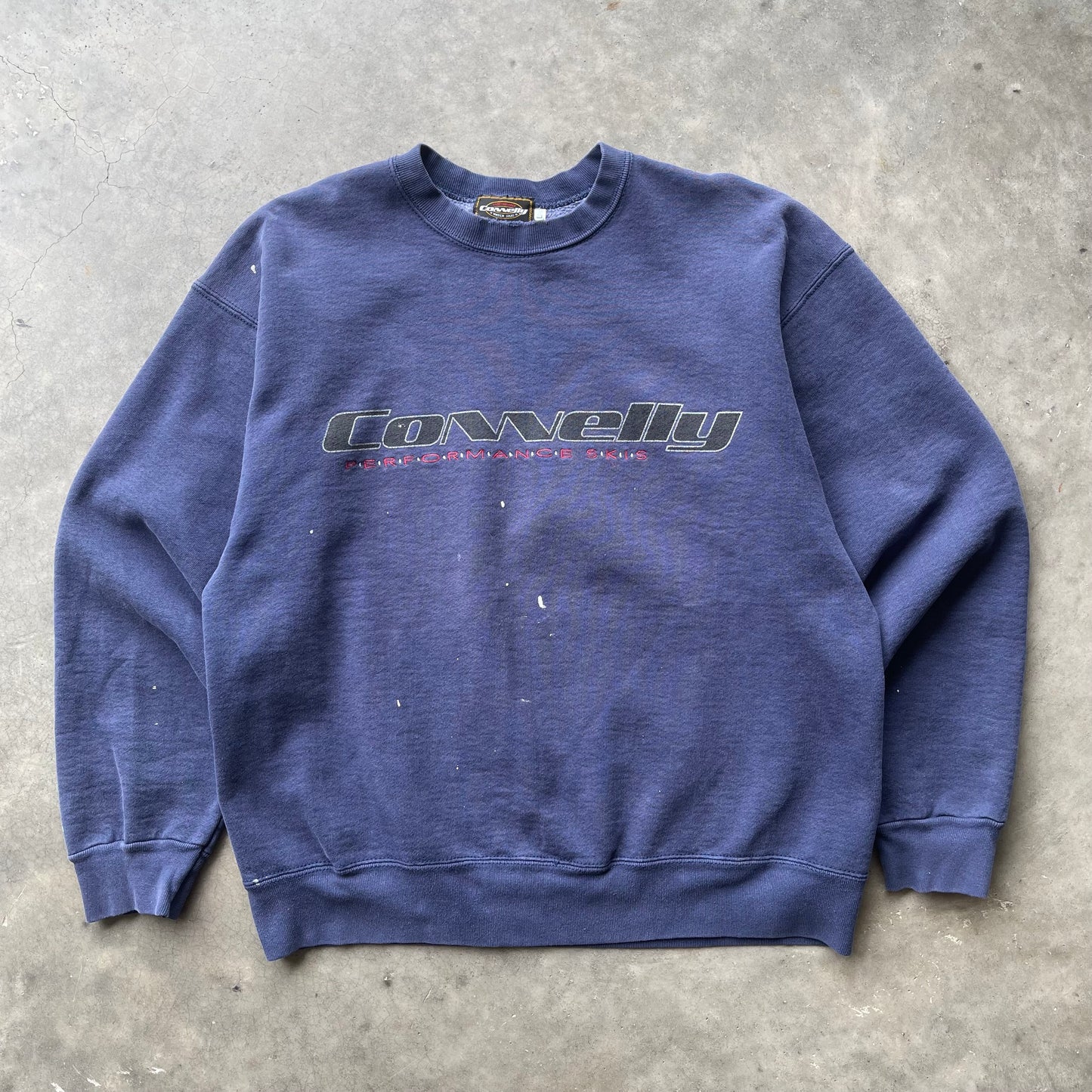 (M) 90s Connelly Skis Heavyweight Paint Splattered Crewneck
