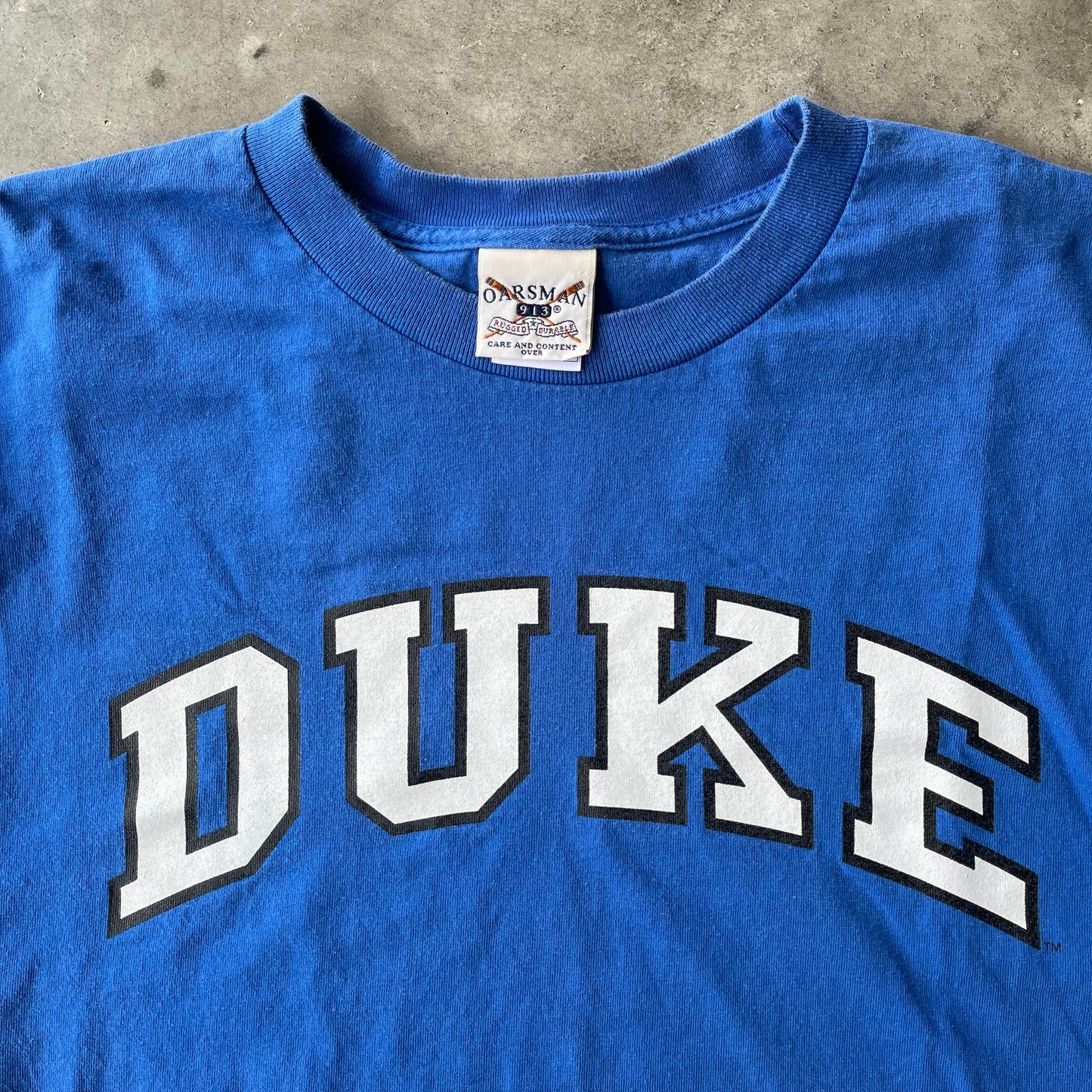 (L) 00s Duke University Blue Devils Long Sleeve Tee