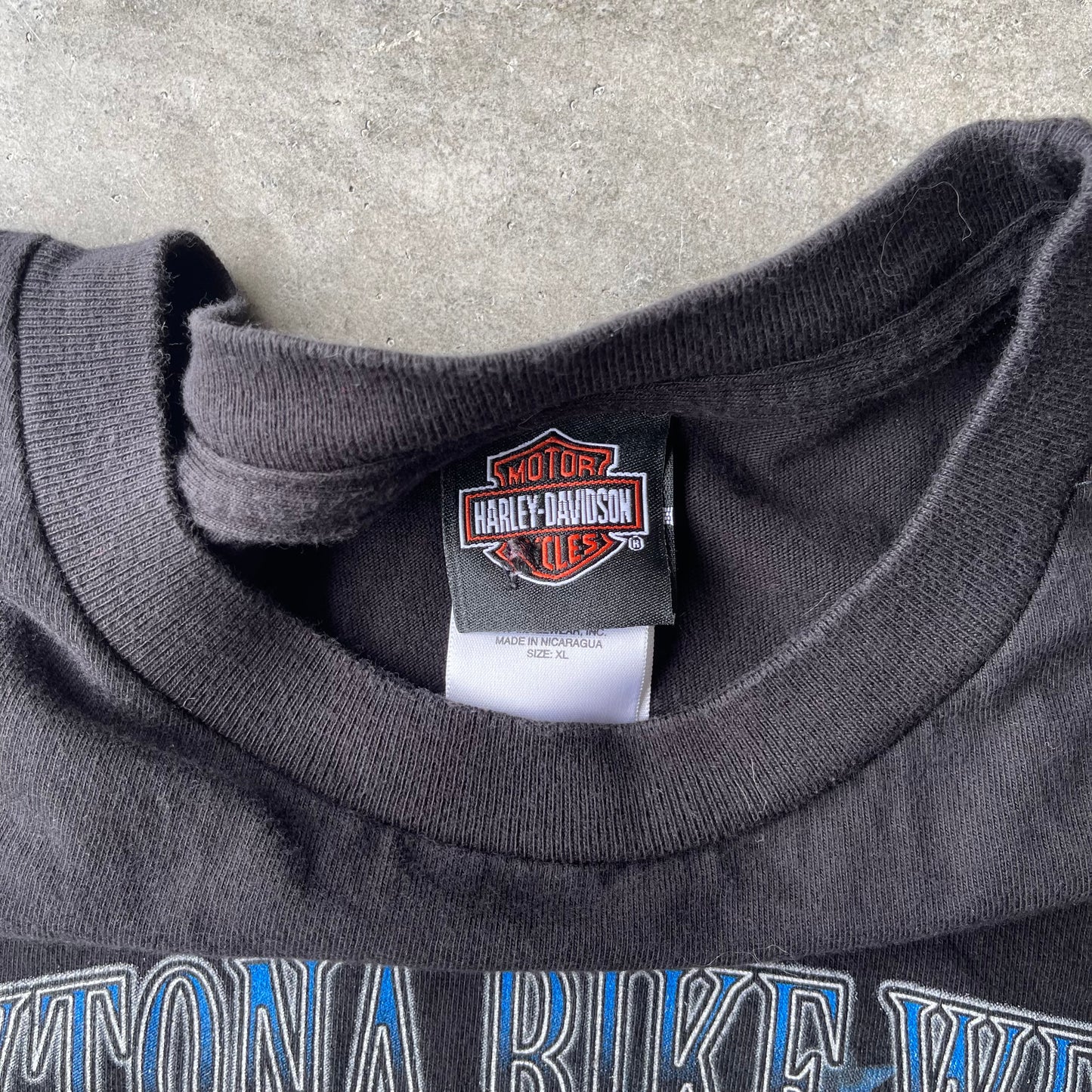 (L) 2010 Harley Davidson Blue Thunder Eagle Orlando, FL Tee