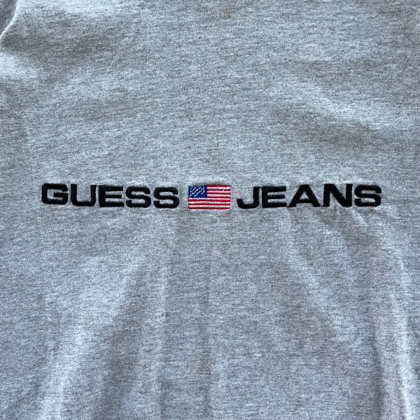 (S) 90s Guess Jeans USA Flag Tee