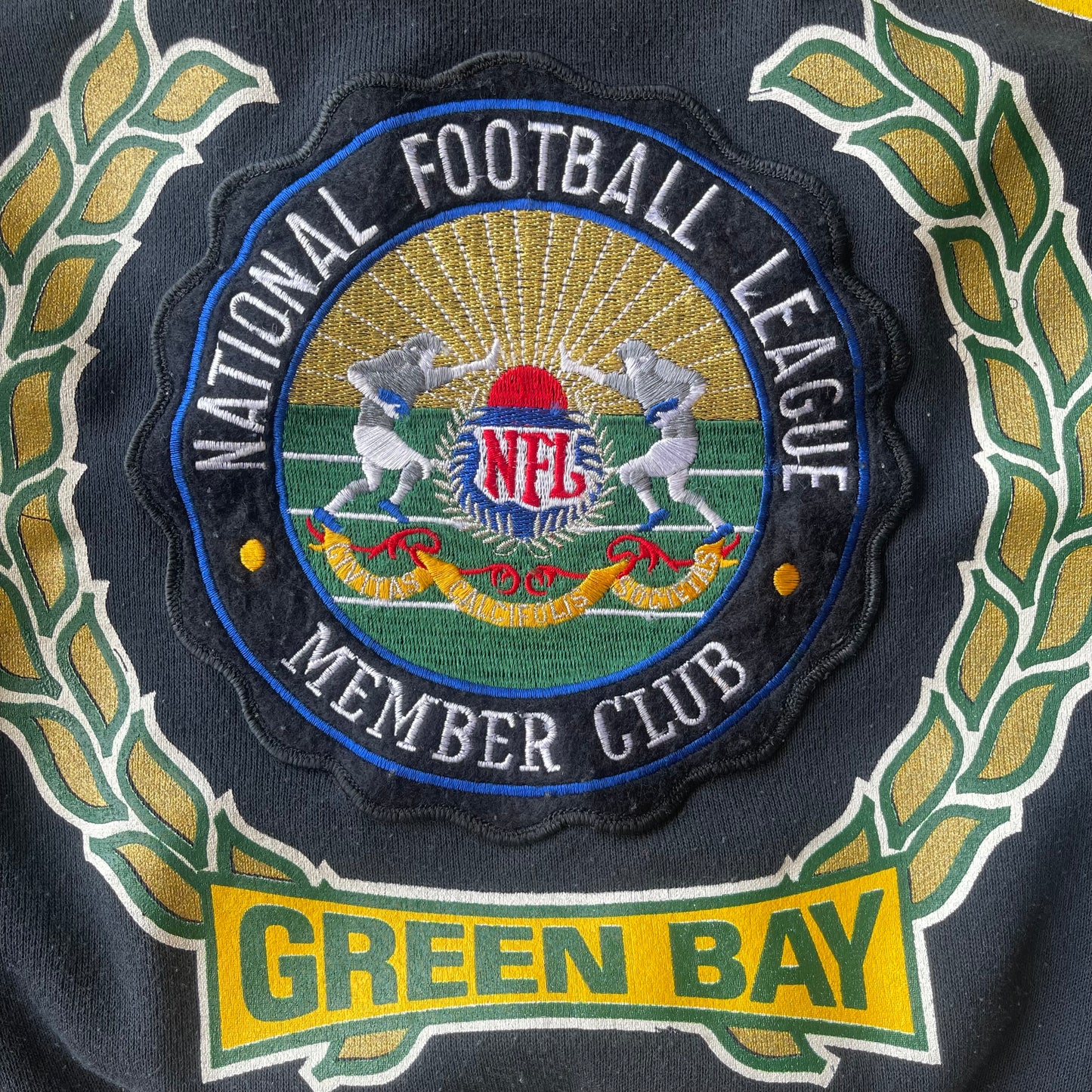 (M/L) 90s NFL Green Bay Packers Nutmeg Crewneck