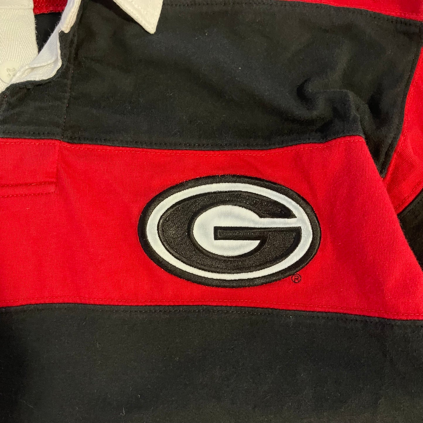 (M) 00s University of Georgia Long Sleeve Polo