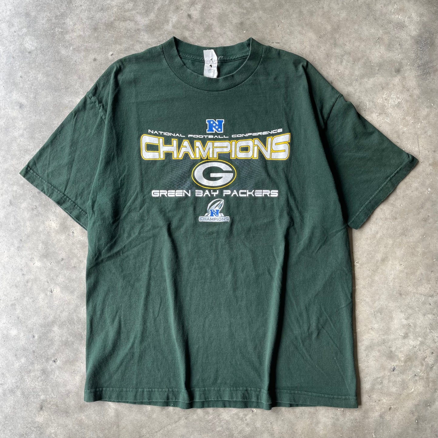 (L) 00s Green Bay Packers Champions Tee
