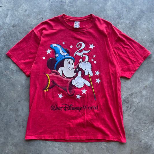 (L) Vintage Disney Mickey Mouse Magic Wrap Around Tee