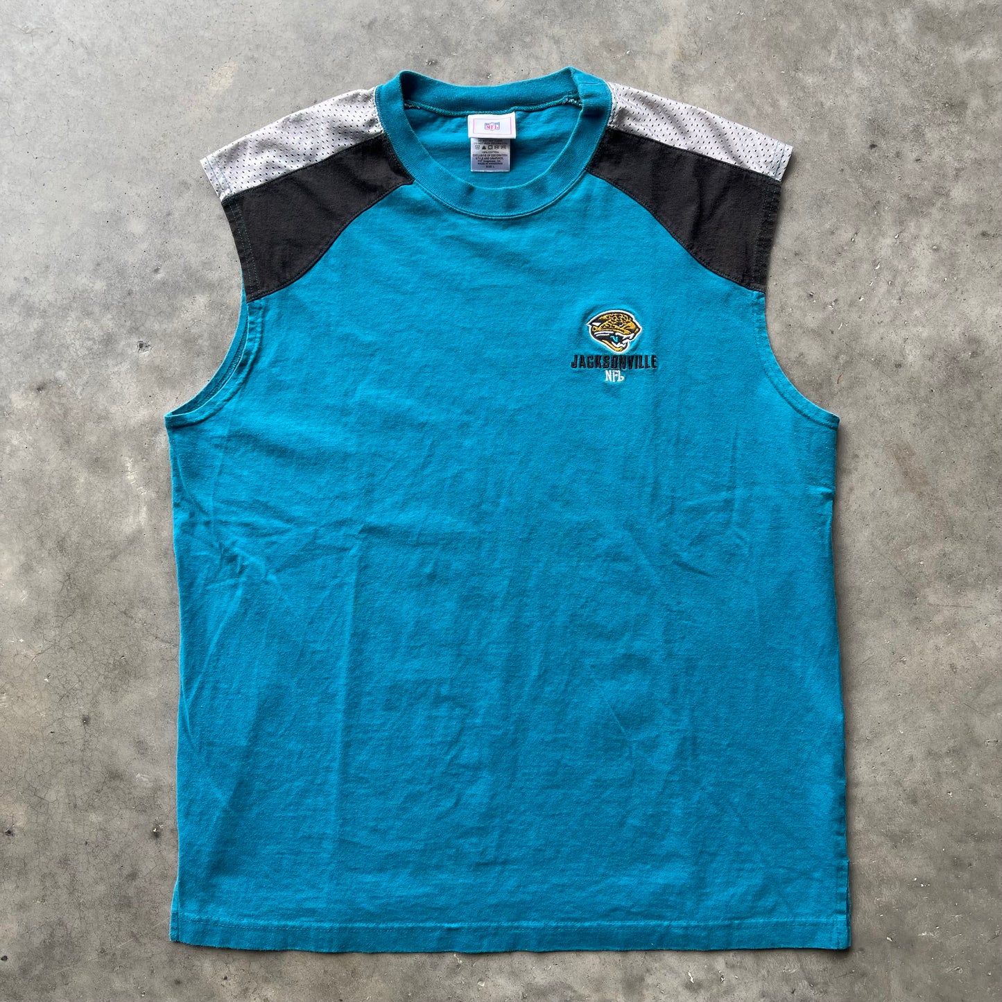 (L) 00s Jacksonville Jaguars Embroidered Tank Tee
